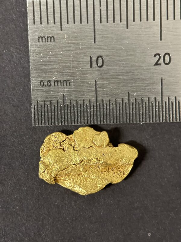 ALASKAN GOLD NUGGET| Natural Gold Nugget| Authentic Alaska Natural Gold Nugget| 1.821 Grams Of Pure Raw Gold| Rare Collector's Piece Or Gift - Image 5