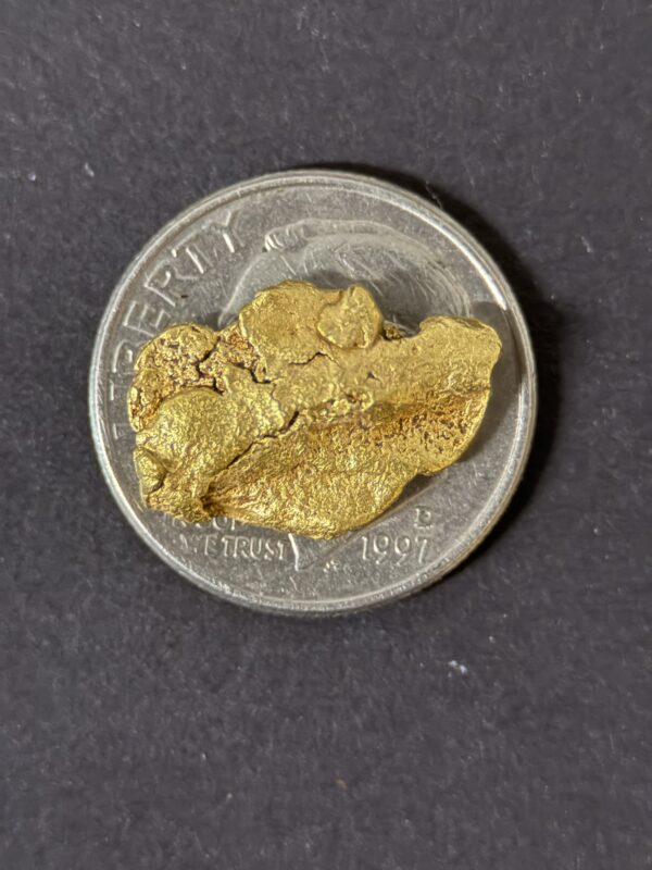 ALASKAN GOLD NUGGET| Natural Gold Nugget| Authentic Alaska Natural Gold Nugget| 1.821 Grams Of Pure Raw Gold| Rare Collector's Piece Or Gift - Image 3