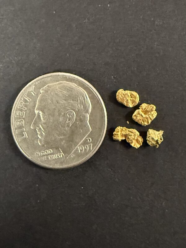 ALASKAN GOLD NUGGET| Natural Gold Nugget| Authentic Alaska Natural Gold Nugget| 0.451 Grams Of Pure Raw Gold| Rare Collector's Piece Or Gift - Image 3