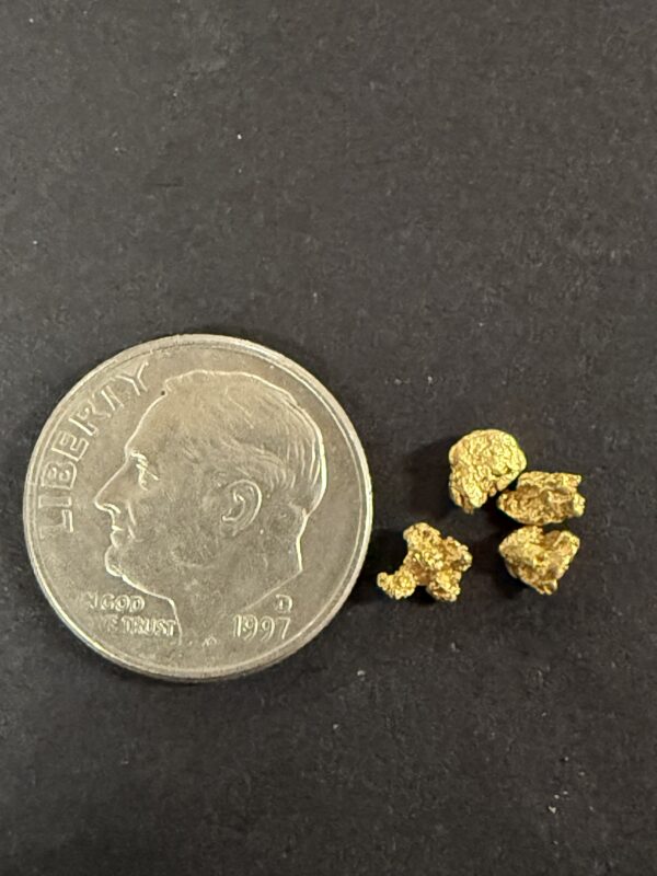ALASKAN GOLD NUGGET| Natural Gold Nugget| Authentic Alaska Natural Gold Nugget| 0.467 Grams Of Pure Raw Gold| Rare Collector's Piece Or Gift - Image 3