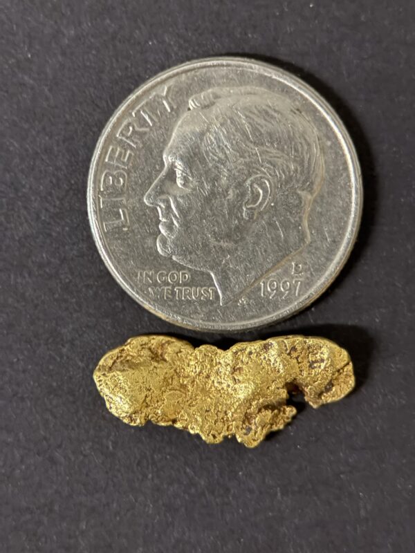 ALASKAN GOLD NUGGET| Natural Gold Nugget| Authentic Alaska Natural Gold Nugget| 1.059 Grams Of Pure Raw Gold| Rare Collector's Piece Or Gift - Image 4