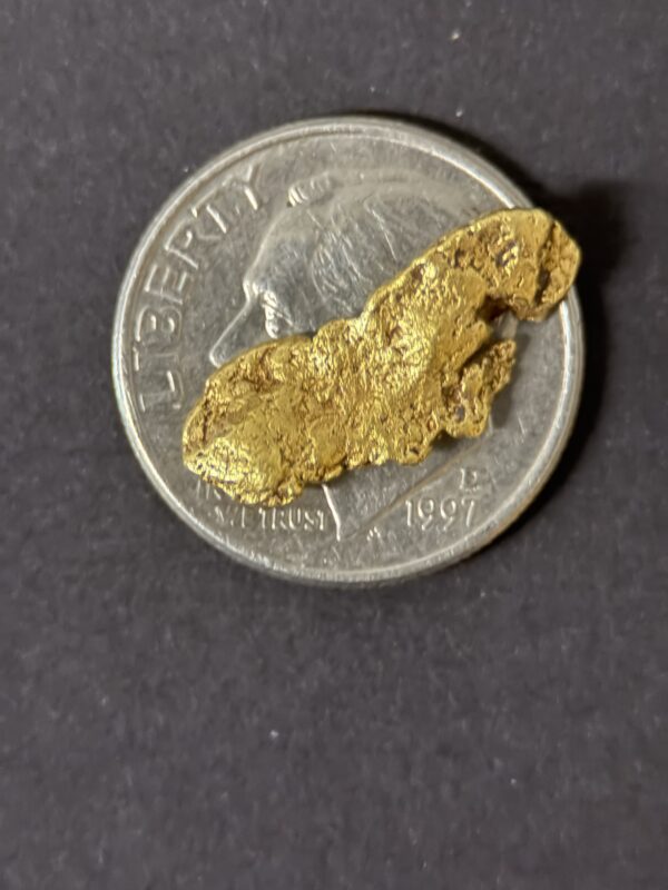 ALASKAN GOLD NUGGET| Natural Gold Nugget| Authentic Alaska Natural Gold Nugget| 1.059 Grams Of Pure Raw Gold| Rare Collector's Piece Or Gift - Image 3