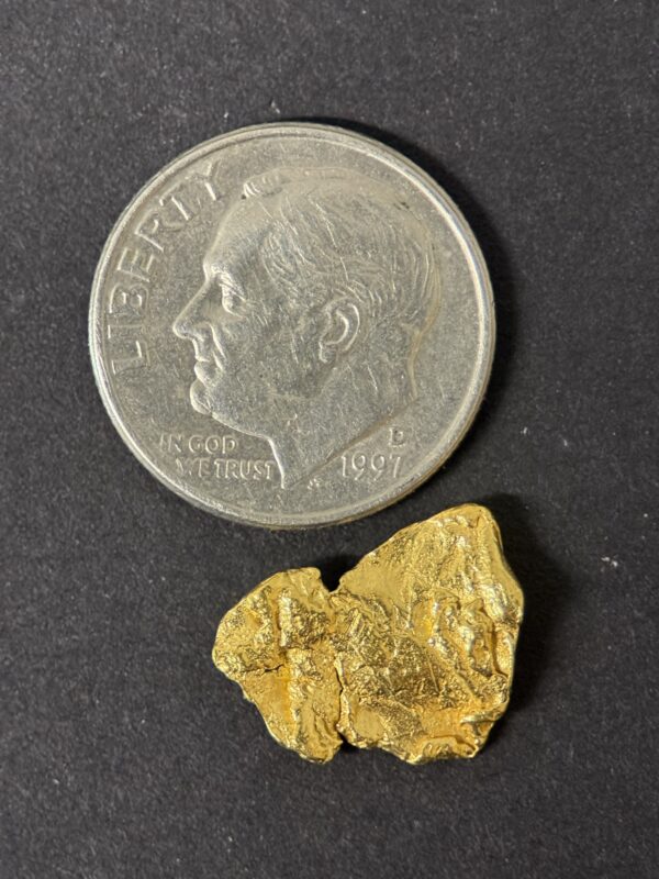 ALASKAN GOLD NUGGET| Natural Gold Nugget| Authentic Alaska Natural Gold Nugget| 0.951 Grams Of Pure Raw Gold| Rare Collector's Piece Or Gift - Image 4
