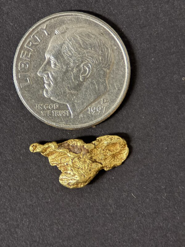 ALASKAN GOLD NUGGET| Natural Gold Nugget| Authentic Alaska Natural Gold Nugget| 0.939 Grams Of Pure Raw Gold| Rare Collector's Piece Or Gift - Image 4