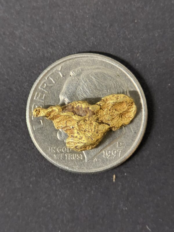 ALASKAN GOLD NUGGET| Natural Gold Nugget| Authentic Alaska Natural Gold Nugget| 0.939 Grams Of Pure Raw Gold| Rare Collector's Piece Or Gift - Image 3